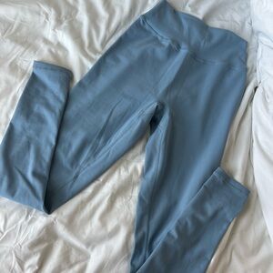 Blue High-Waisted Leggings